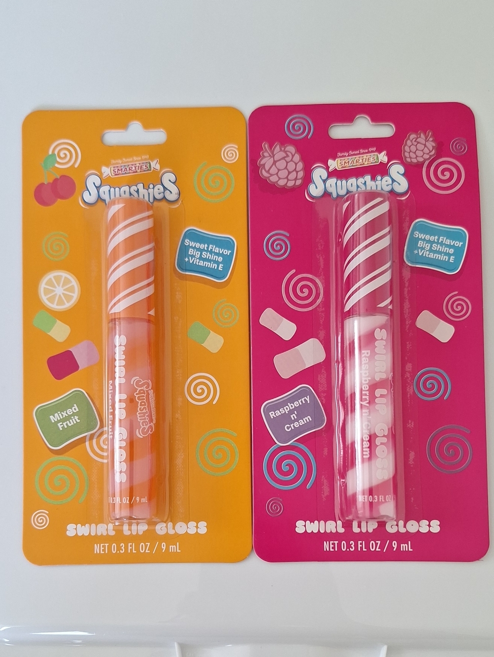 Squishies Swirl Lip Gloss - Orange & Pink